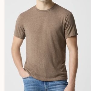 NWT J. Crew Factory Men's Cotton-blend washed jersey tee Tshirt Brown Small